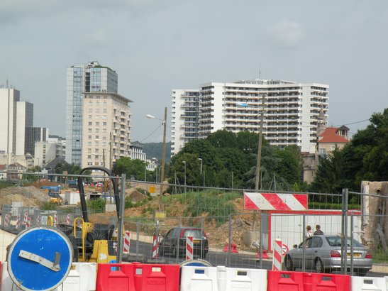  immeubles du quartier Sint-Sébastien et du quartier  de la gare